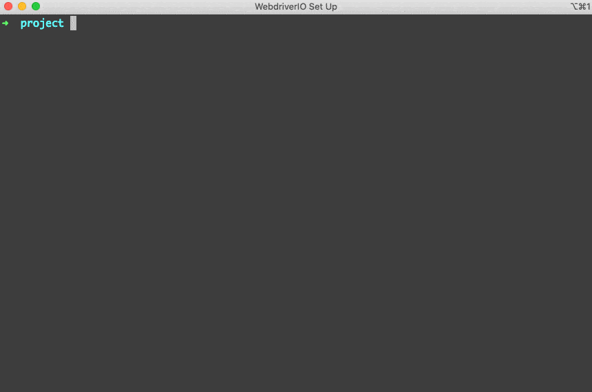 exemple screen captured of the CLI output