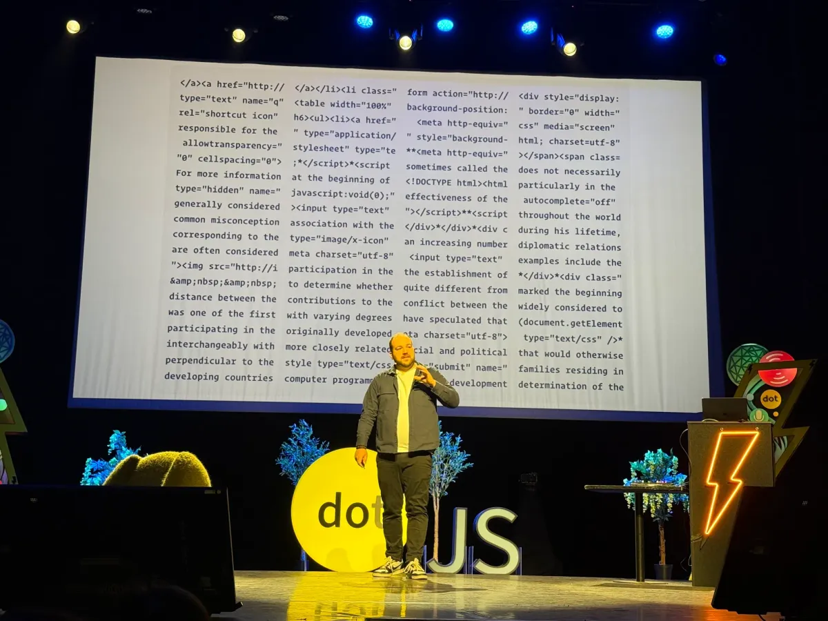 Supercharge Web Performance with Shared Dictionaries: The Next Frontier in HTTP Compression — photo de la conférence