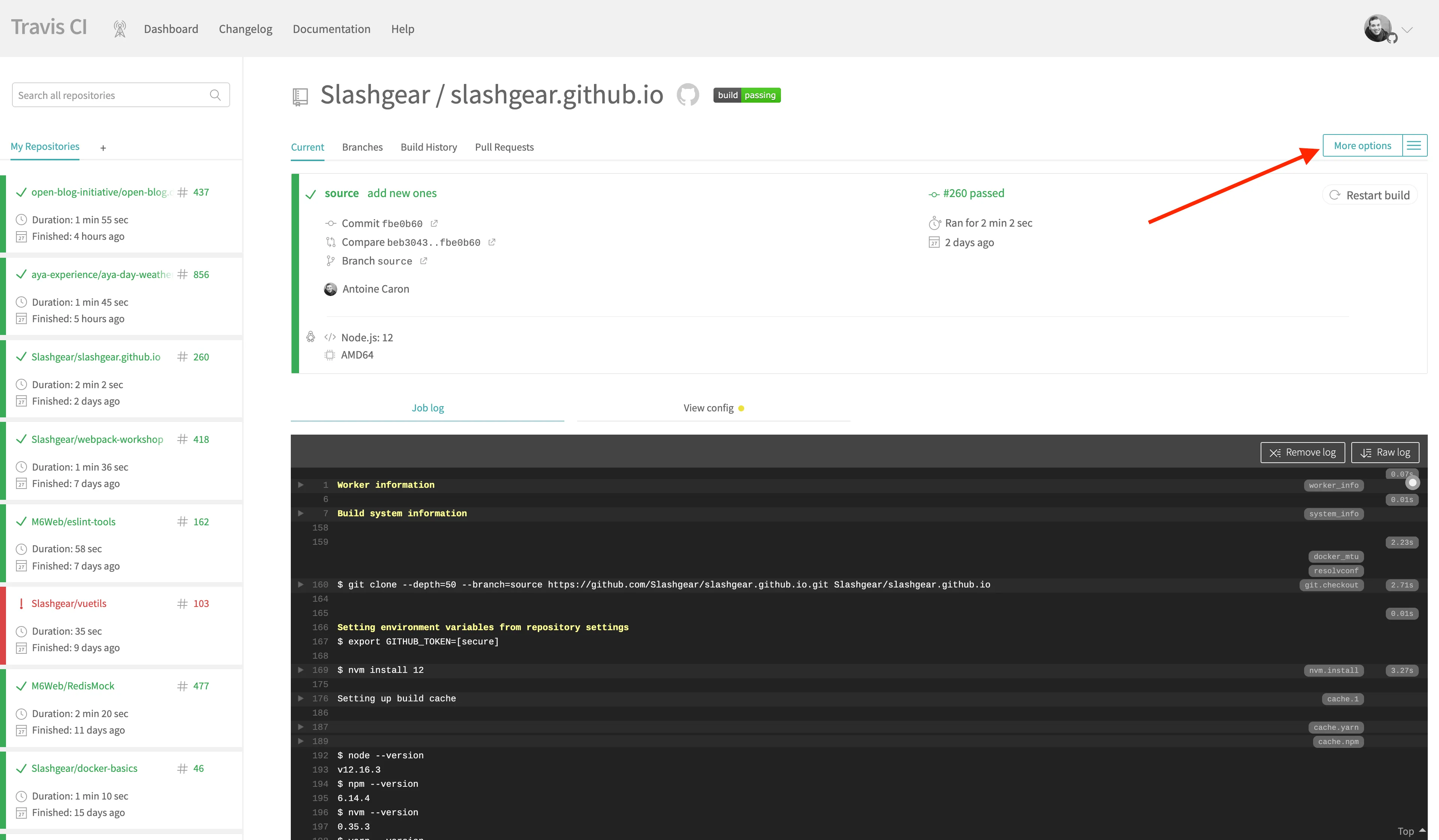 github token generator page